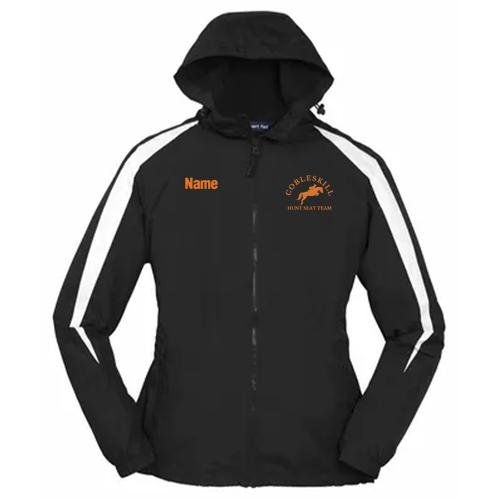 Sport-Tek Fleece Lined Coloblock  Black / White Jacket