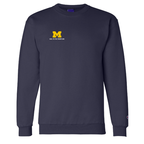 Mens/Unisex Champion Powerblend Crewneck Sweatshirt -- Navy