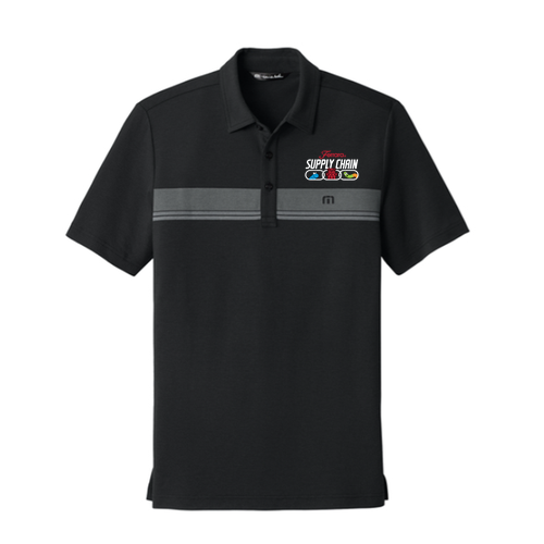 TravisMathew Glenview Stripe Polo -- Black