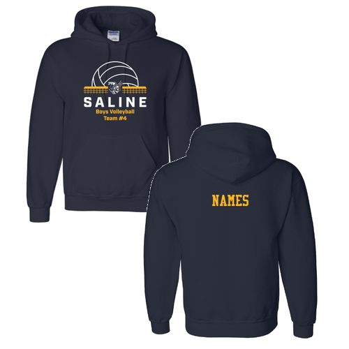 Mens/Unisex Gildan Dryblend Hooded Sweatshirt -- Navy
