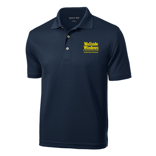 Sport Tek Dri Mesh Sport Shirt -- Navy