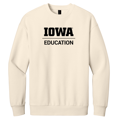 District V.I.T. Heavyweight Fleece Crew -- Griege