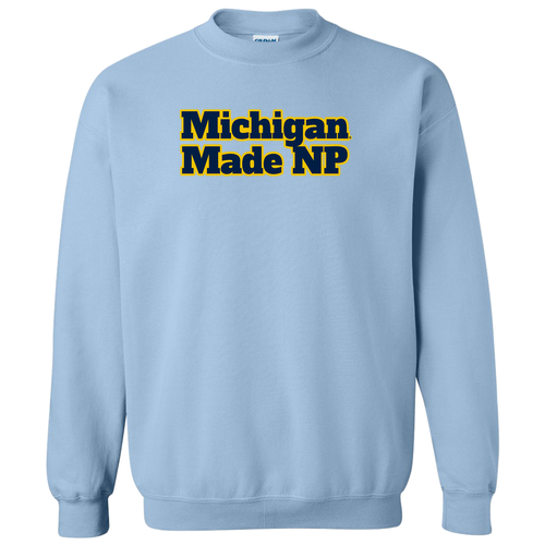 Crew Neck Sweatshirt -- Light Blue