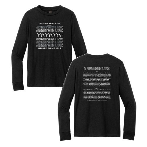 Youth District Soft Fitted Perfect Tri Long Sleeve Tee -- Black