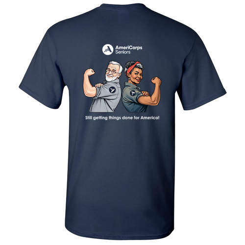 Gildan Heavy Cotton Basic T-Shirt -- Navy