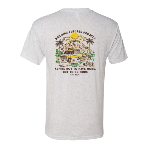 Next Level Mens TriBlend Tee (Van) -- Heather White
