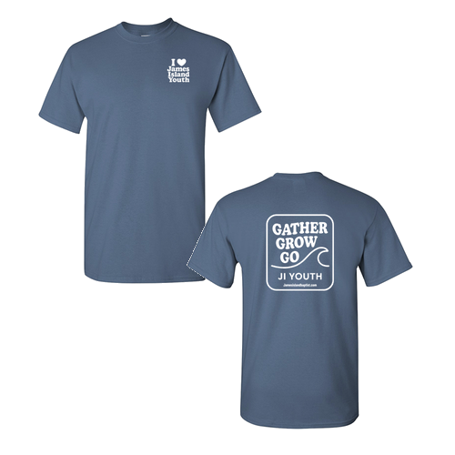 Gildan Heavy Cotton Basic T-Shirt -- Indigo Blue