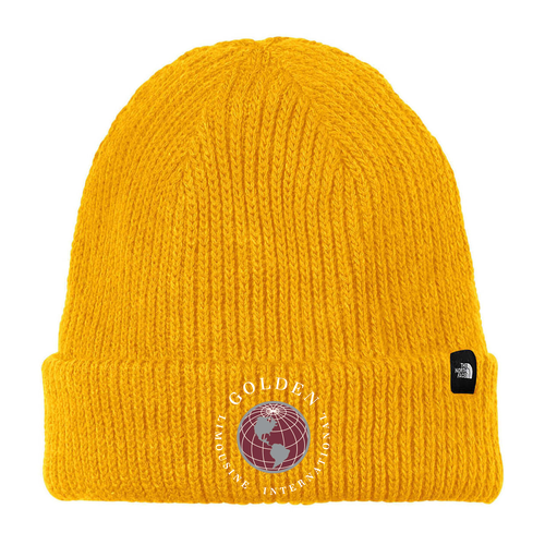 The North Face Circular Rib Beanie -- Tnf Yellow