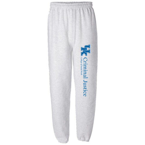 CJ- Gildan Elastic Bottom Sweatpants -- Ash