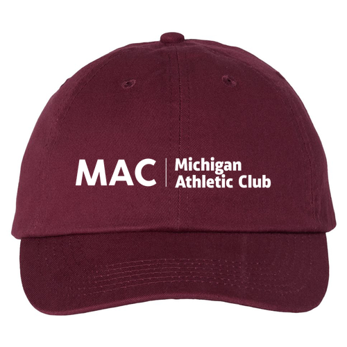 Valucap Bio-Washed Unstructured Hat -- Maroon