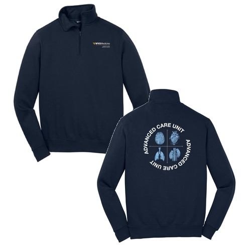 Sport Tek Quarter Zip Sweatshirt -- True Navy