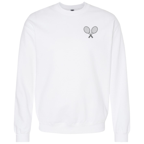 Gildan Adult Softstyle Fleece Crew Sweatshirt -- White
