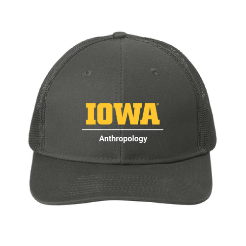 Port Authority Snapback Trucker Cap -- Grey Steel