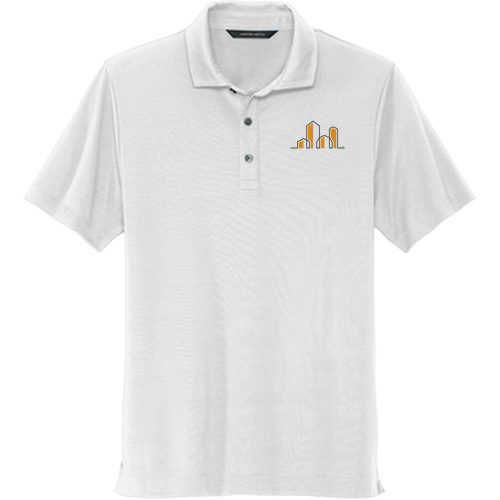 Mercer+Mettle Stretch Jersey Polo -- White