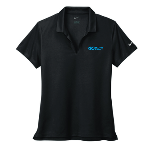 Nike Ladies Dri-Fit Micro Pique 2.0 Polo -- Black