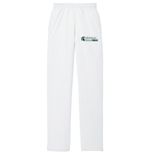 Port & Company Core Fleece Sweatpant with Pockets -- White