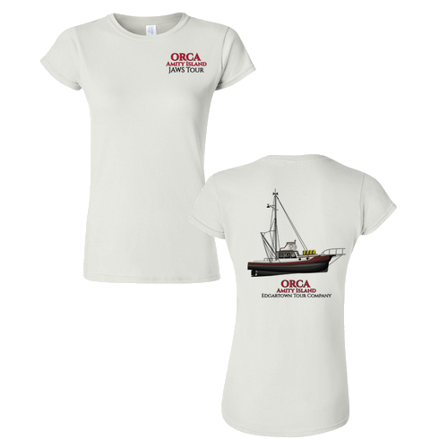 Ladies ORCA Tee -- White