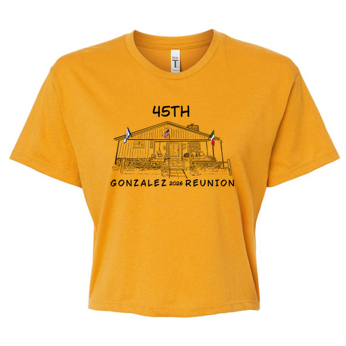 Next Level Ladies' Ideal Crop T-Shirt -- Antique Gold