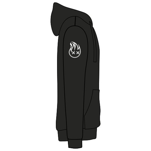 Independent Trading Co. Mainstreet Hooded Sweatshirt -- Black -- Loop Runners