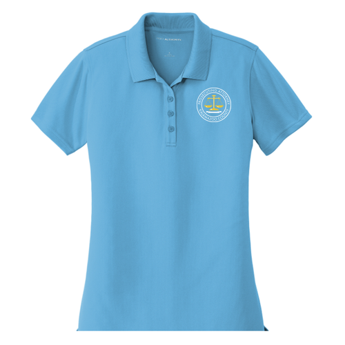Port Authority Ladies Dry Zone UV Micro Mesh Polo -- Carolina Blue