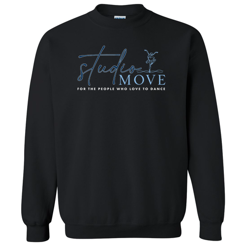 Gildan Heavy Blend Crew Neck Sweatshirt -- Black