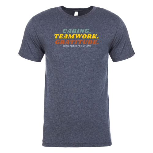 Next Level Soft Fitted Triblend Tee -- Vintage Navy