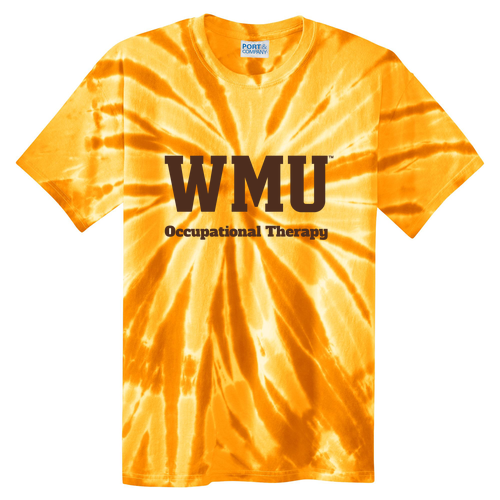 Port and Company Tie Dye Tee -- Gold