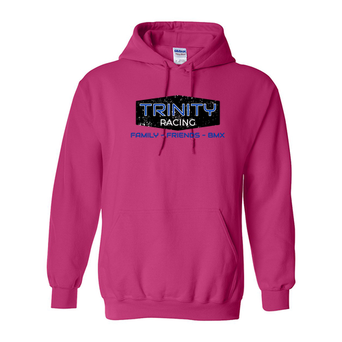 Gildan Heavy Blend Hooded Pink Sweatshirt