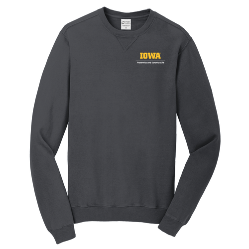 Port & Company Pigment Dyed Crewneck Sweatshirt -- Coal