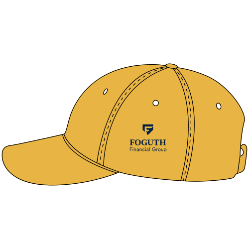Valucap Bio-Washed Unstructured Hat -- Gold