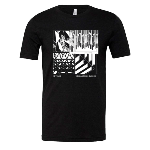 Voxman Bella Canvas Unisex Heather CVC T-Shirt -- Black Heather
