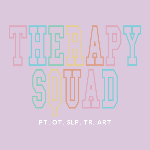 Mens/Unisex Therapy Squad Gildan DryBlend 50/50 T-Shirt -- Orchid