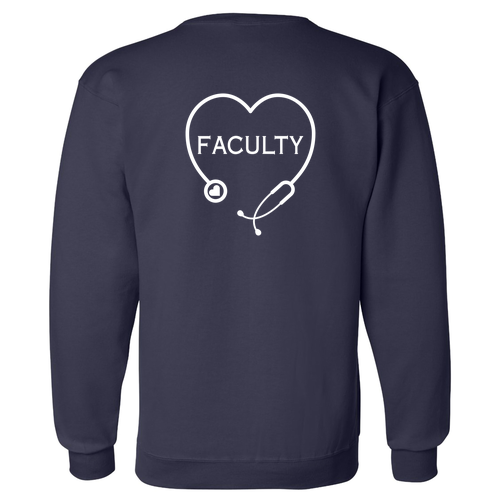 Faculty Champion Powerblend Crewneck Sweatshirt -- Navy