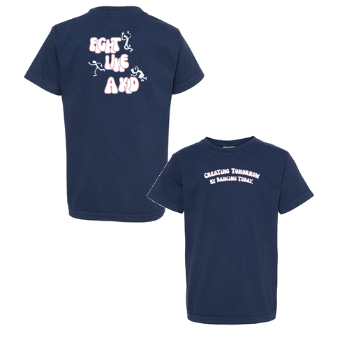 Comfort Colors Youth Garment-Dyed Heavyweight T-Shirt -- True Navy