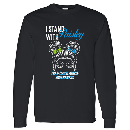 Gildan Heavy Cotton Longsleeve Basic T-Shirt -- Black