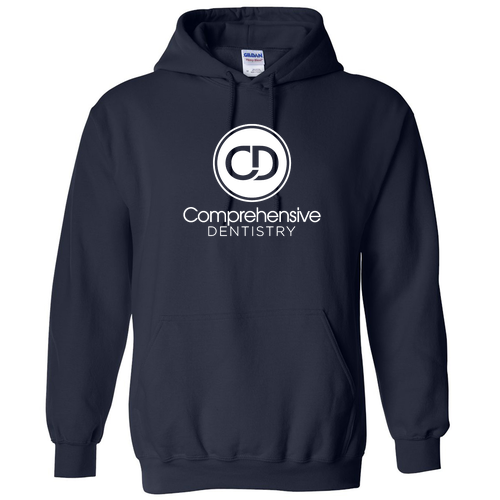 Heavy Blend Hooded Sweatshirt -- Navy