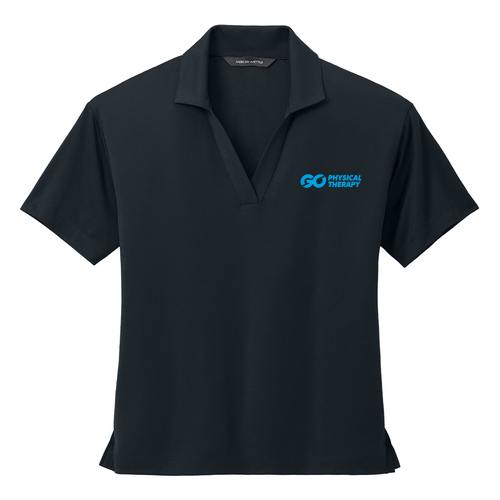Mercer+Mettle Women's Stretch Jersey Polo -- Night Navy