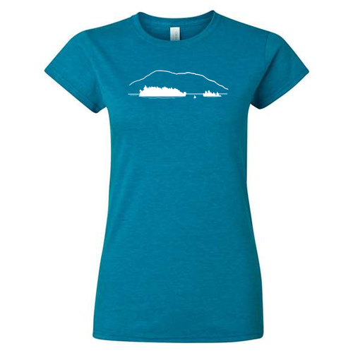 Odell -- Gildan Ladies Fashion Fit T-Shirt -- Antique Sapphire