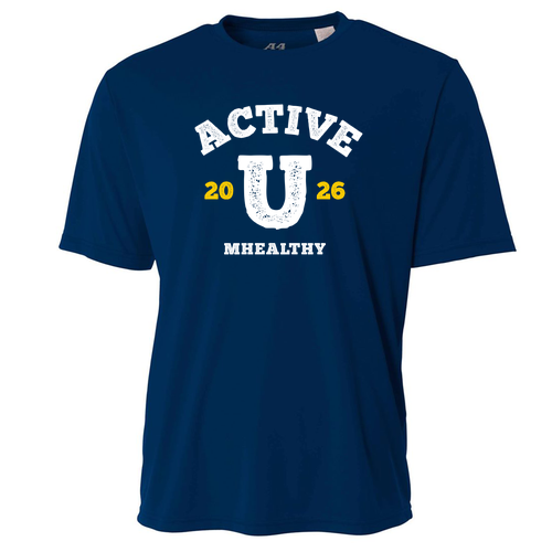 Unisex Performance short sleeve tee -- Navy