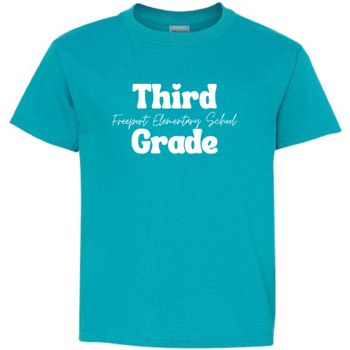 Youth Class Jennings Tropical Blue Tee