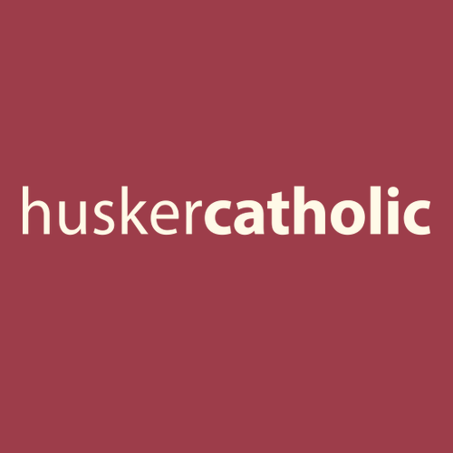 Embroidered Husker Catholic Sweater