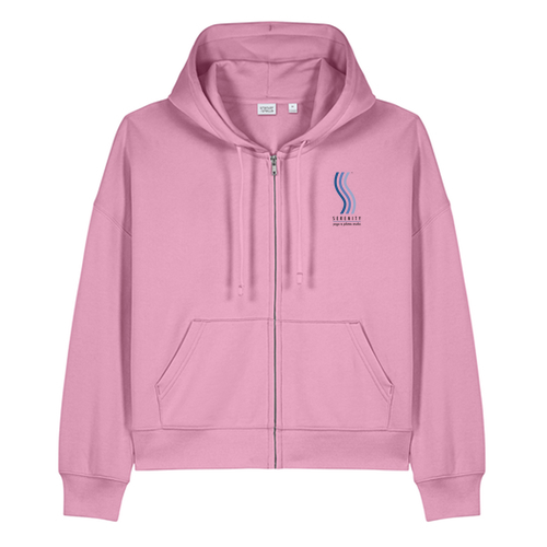 Stanley/Stella Women’s Stella Ida Full-Zip Hooded Sweatshirt -- Bubble Pink
