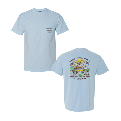 Comfort Colors Short Sleeve Pocket Tee -- Chambray