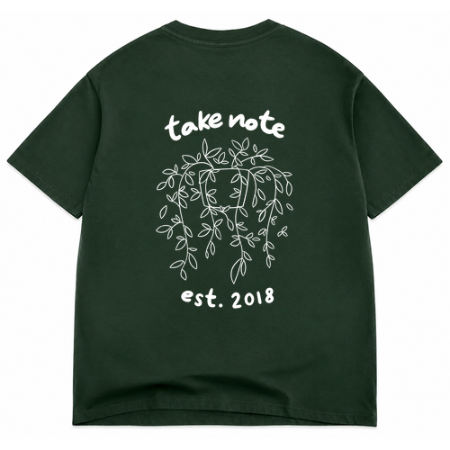 Cotton Collective Oversized Crop S/S Tee 7.5 oz -- Forest Green