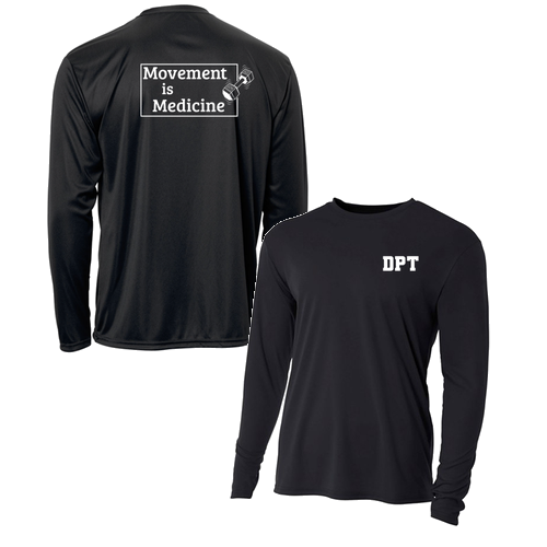 Long Sleeve Performance Cooling T-Shirt -- Black