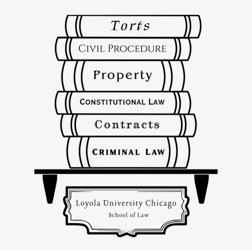 Law Books Crewneck Sweatshirt -- White
