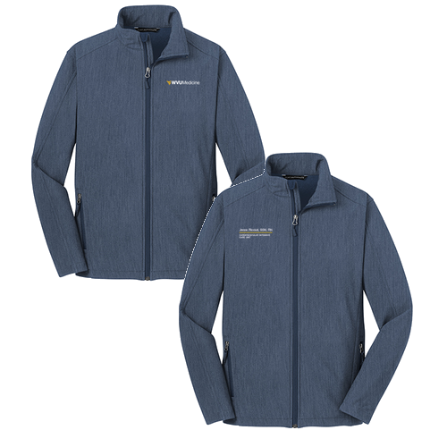 Port Authority Core Soft Shell Jacket -- Navy Heather