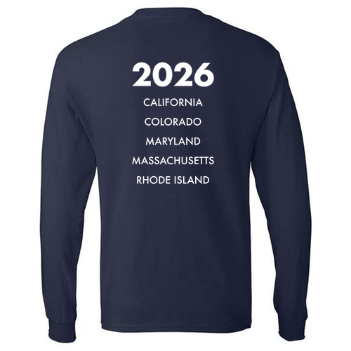 Hanes Adult 6 oz. Authentic-T Long-Sleeve T-Shirt -- Navy