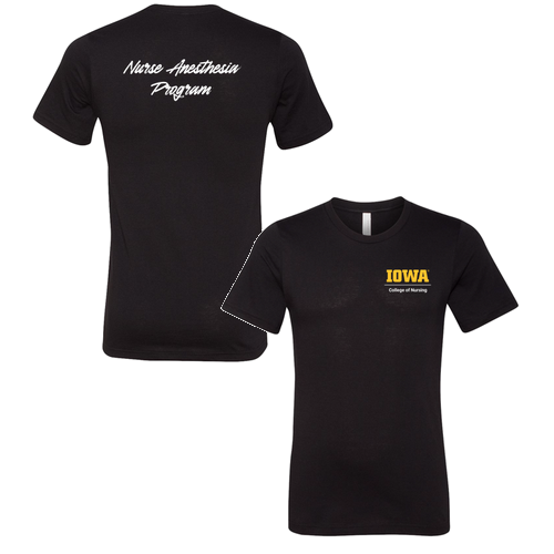 Nurse Anesthesia Bella Canvas Unisex Heather CVC T-Shirt -- Solid Black Blend