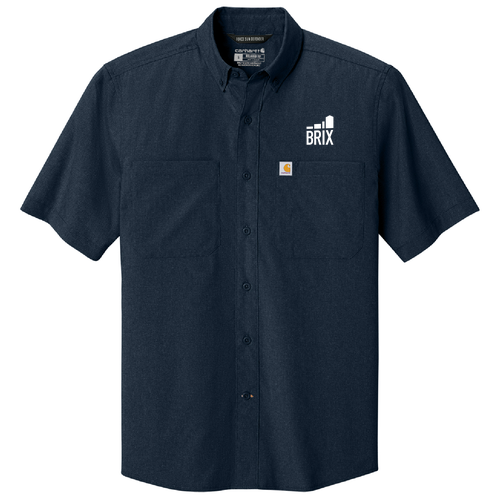 Carhartt Force Sun Defender Short Sleeve Shirt -- Navy